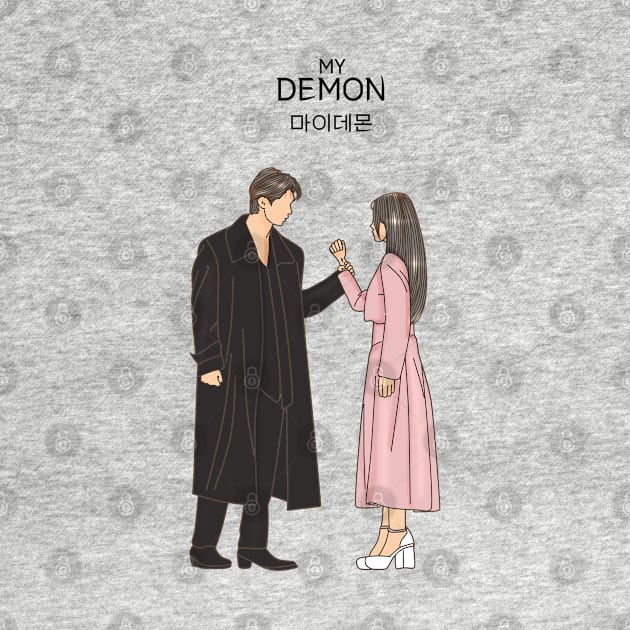 My Demon Kdrama Fan Art by ArtByAzizah